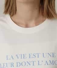 K2KGP32029 a.v.v(アー・ヴェ・ヴェ) カラーロゴTシャツ ホワイト