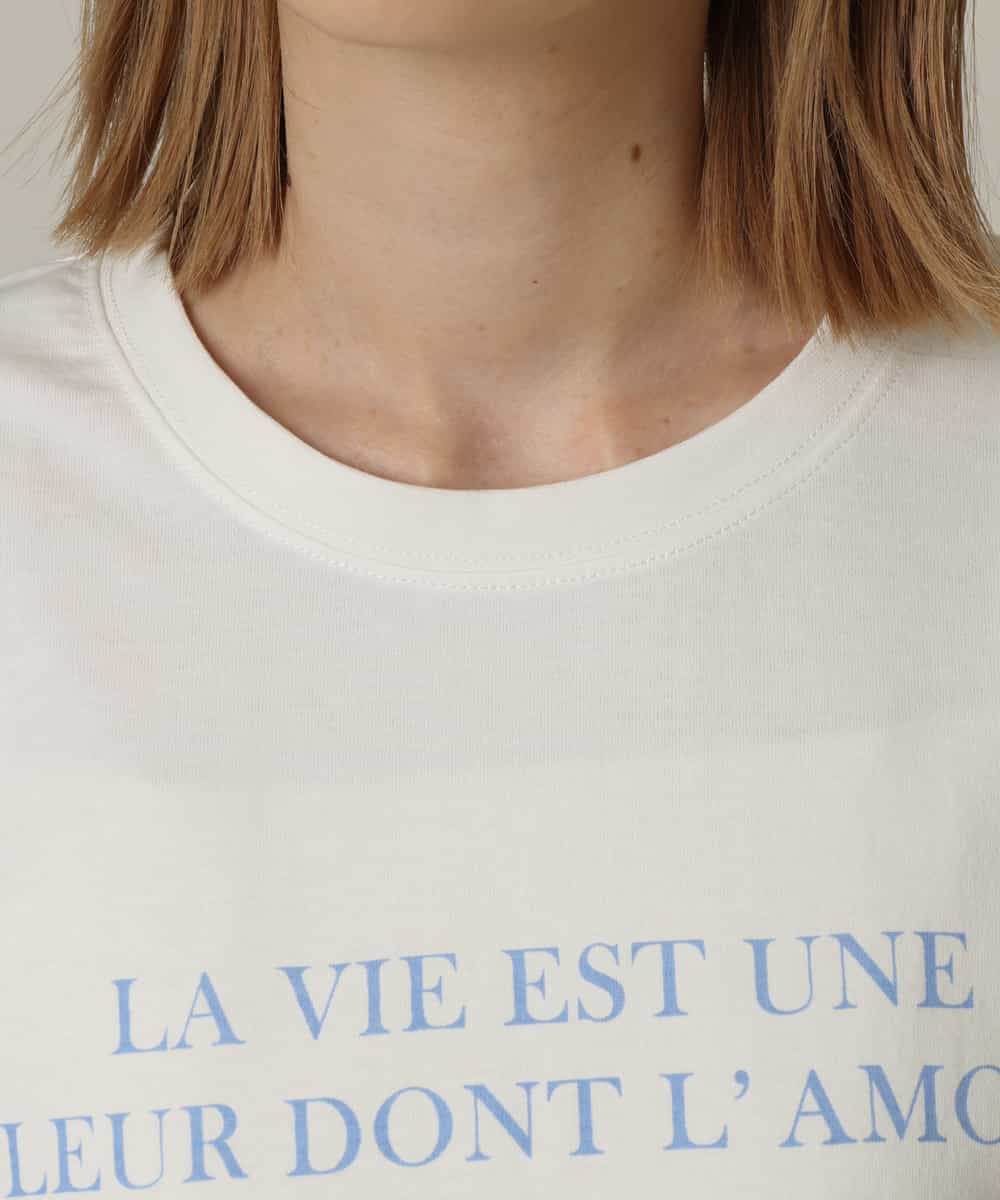 K2KGP32029 a.v.v(アー・ヴェ・ヴェ) カラーロゴTシャツ ホワイト
