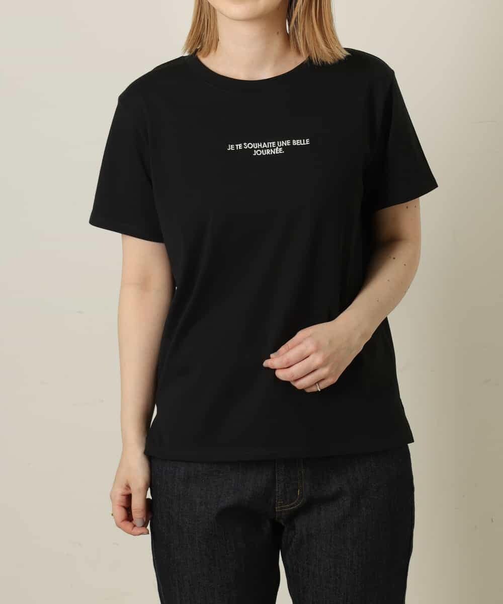 K2KGP38029 a.v.v(アー・ヴェ・ヴェ) プチロゴ刺繍Tシャツ ホワイト