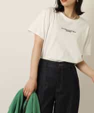 K2KGP38029 a.v.v(アー・ヴェ・ヴェ) プチロゴ刺繍Tシャツ ホワイト