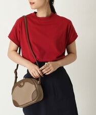 K2KGP52019 a.v.v(アー・ヴェ・ヴェ) 大人のプチハイネックＴシャツ ボルドー