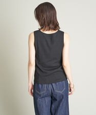 K2KGS08019 a.v.v(アー・ヴェ・ヴェ) ぽこぽこシャーリングタンクトップ ライトイエロー