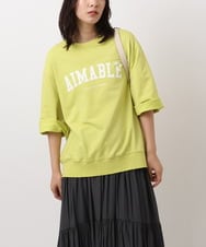 K2KGS25039 a.v.v(アー・ヴェ・ヴェ) ロゴトップス ライムイエロー