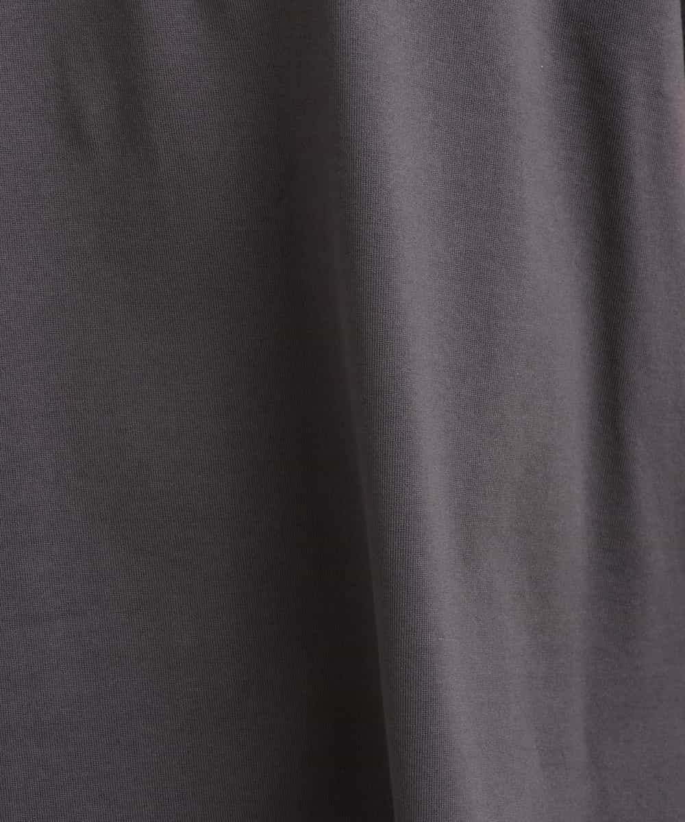 K2KGS44029 a.v.v(アー・ヴェ・ヴェ) フレンチロゴプリントランドヘムTシャツ ブラック