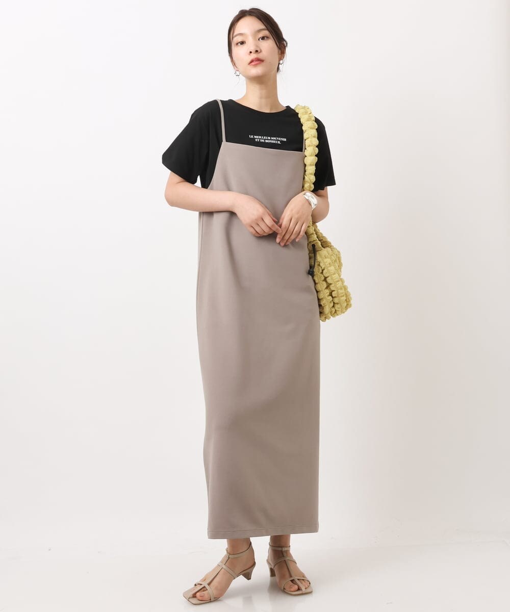 K2KGS46029 a.v.v(アー・ヴェ・ヴェ) レタリング調プチロゴTシャツ ブラック