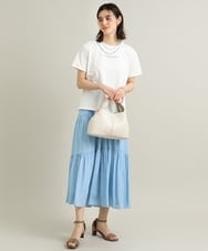 K2KGS46029 a.v.v(アー・ヴェ・ヴェ) レタリング調プチロゴTシャツ ブラック