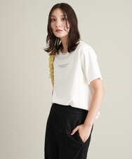 K2KGS46029 a.v.v(アー・ヴェ・ヴェ) レタリング調プチロゴTシャツ ブラック