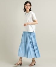 K2KGS46029 a.v.v(アー・ヴェ・ヴェ) レタリング調プチロゴTシャツ ブラック