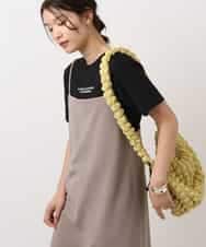 K2KGS46029 a.v.v(アー・ヴェ・ヴェ) レタリング調プチロゴTシャツ ブラック