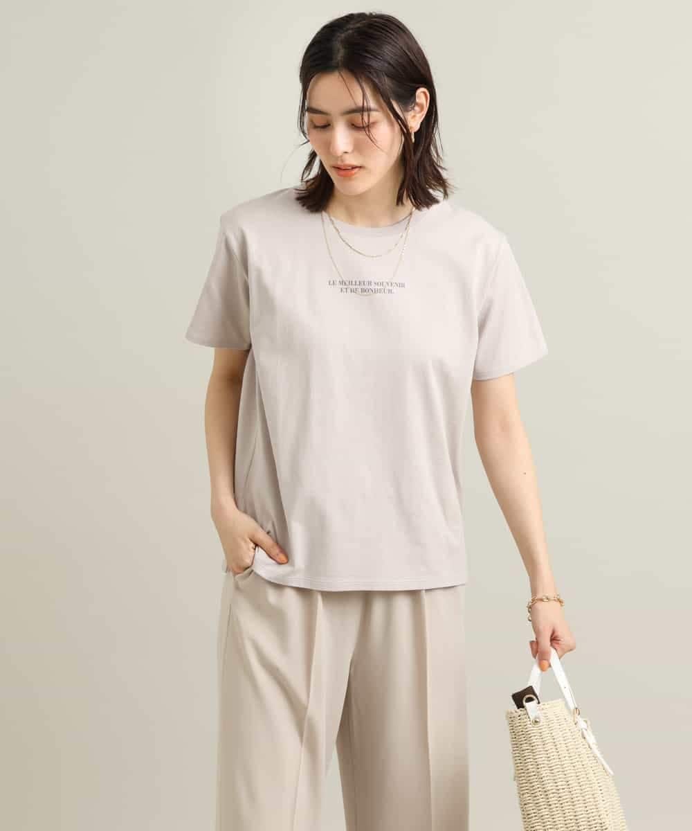 K2KGS46029 a.v.v(アー・ヴェ・ヴェ) レタリング調プチロゴTシャツ ブラック
