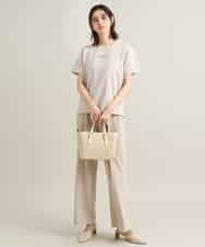 K2KGS46029 a.v.v(アー・ヴェ・ヴェ) レタリング調プチロゴTシャツ ブラック