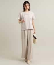 K2KGS46029 a.v.v(アー・ヴェ・ヴェ) レタリング調プチロゴTシャツ ブラック