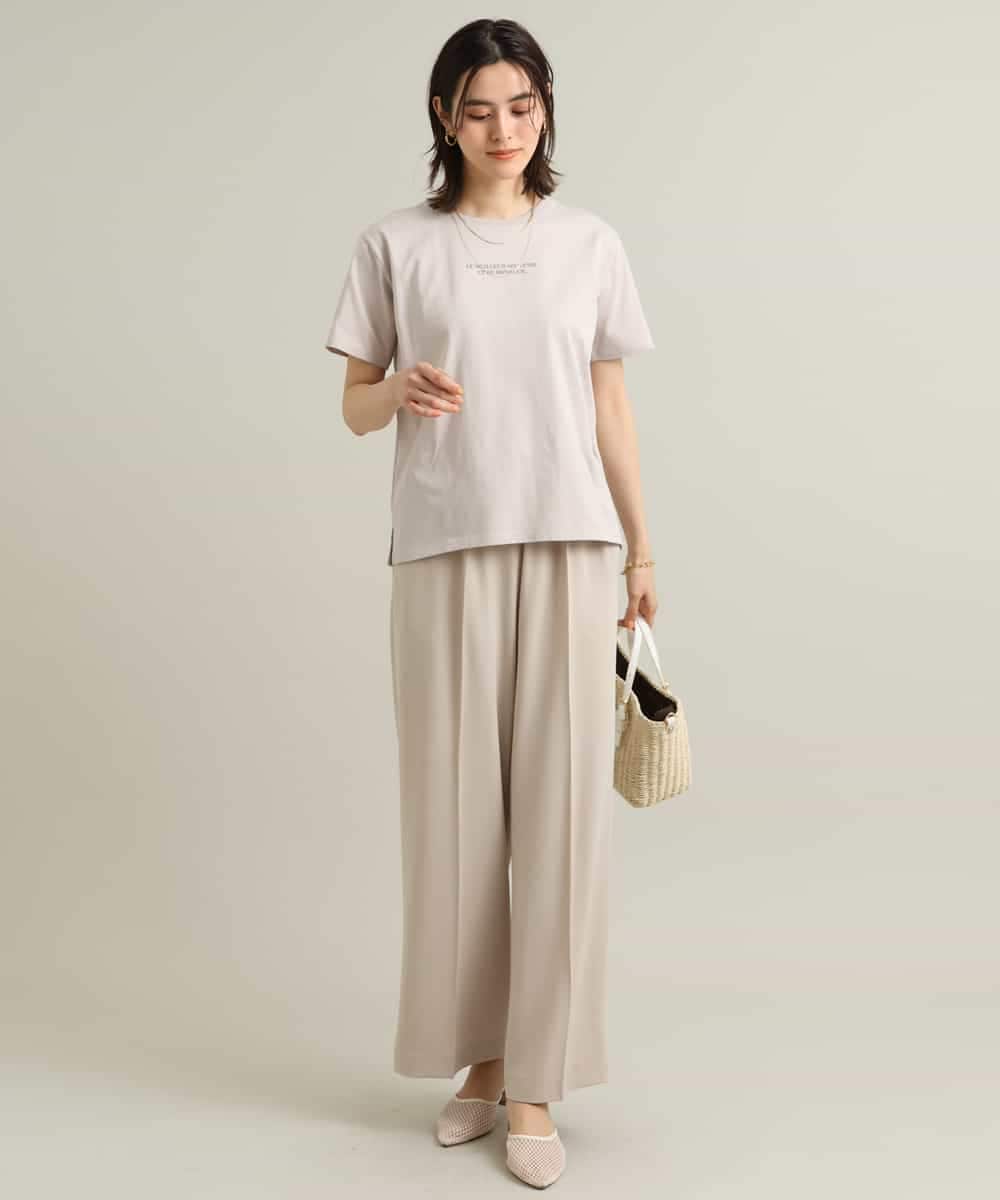 K2KGS46029 a.v.v(アー・ヴェ・ヴェ) レタリング調プチロゴTシャツ ブラック