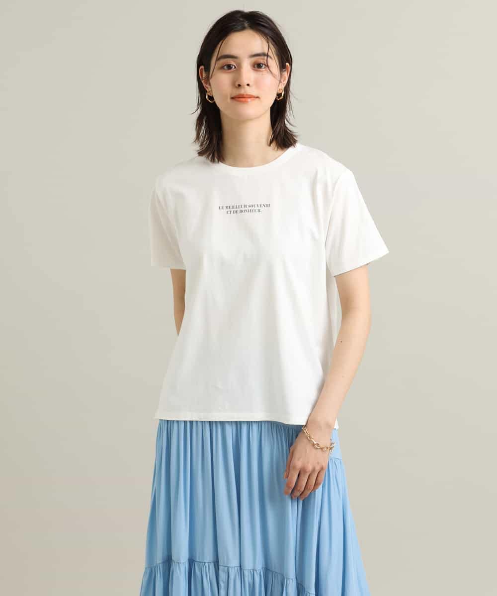 K2KGS46029 a.v.v(アー・ヴェ・ヴェ) レタリング調プチロゴTシャツ ブラック
