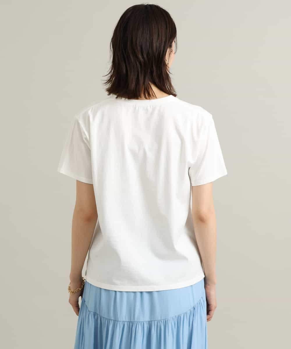 K2KGS46029 a.v.v(アー・ヴェ・ヴェ) レタリング調プチロゴTシャツ ブラック
