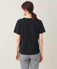 K2KGV28034 a.v.v(アー・ヴェ・ヴェ) 刺繍ロゴTシャツ ブラック