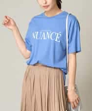 K2KGV29034 a.v.v(アー・ヴェ・ヴェ) クラシックロゴTシャツ ブルー