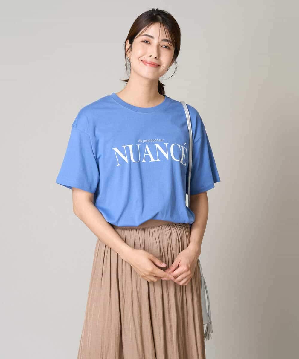 K2KGV29034 a.v.v(アー・ヴェ・ヴェ) クラシックロゴTシャツ ライトグレー