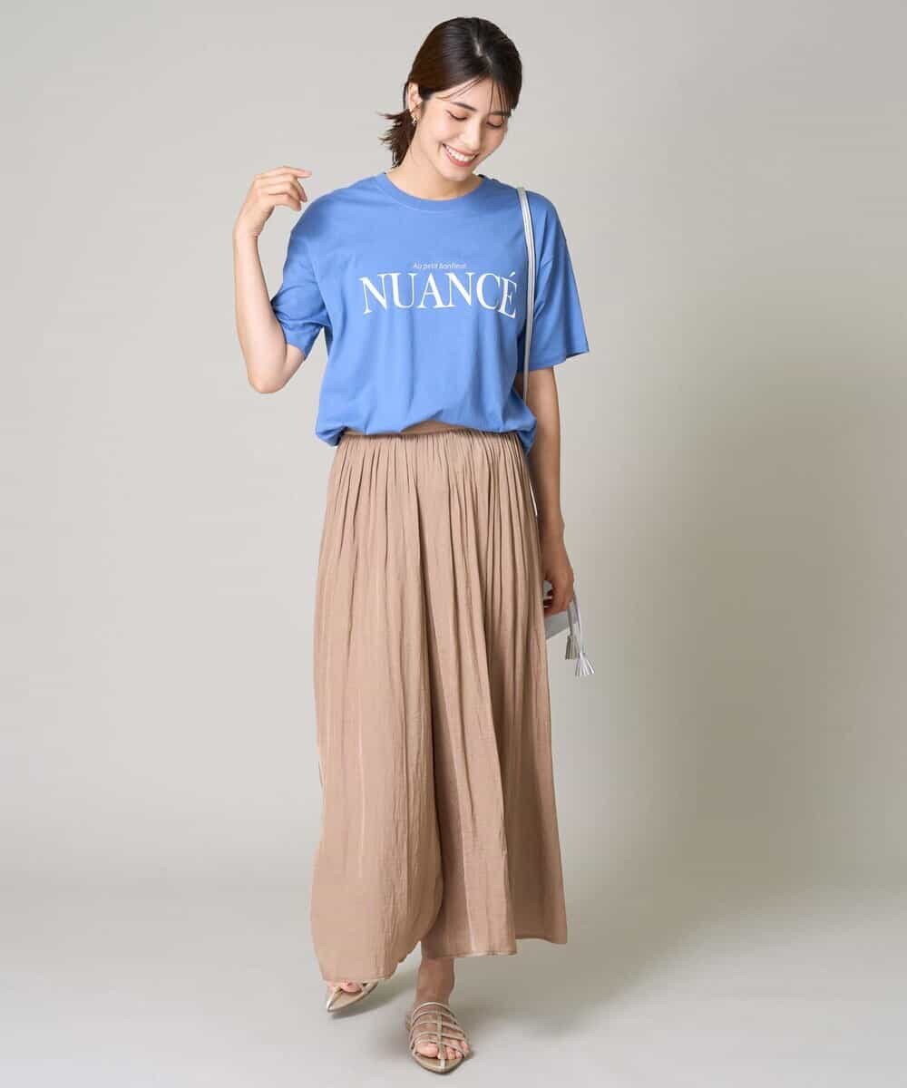 K2KGV29034 a.v.v(アー・ヴェ・ヴェ) クラシックロゴTシャツ ライトグレー