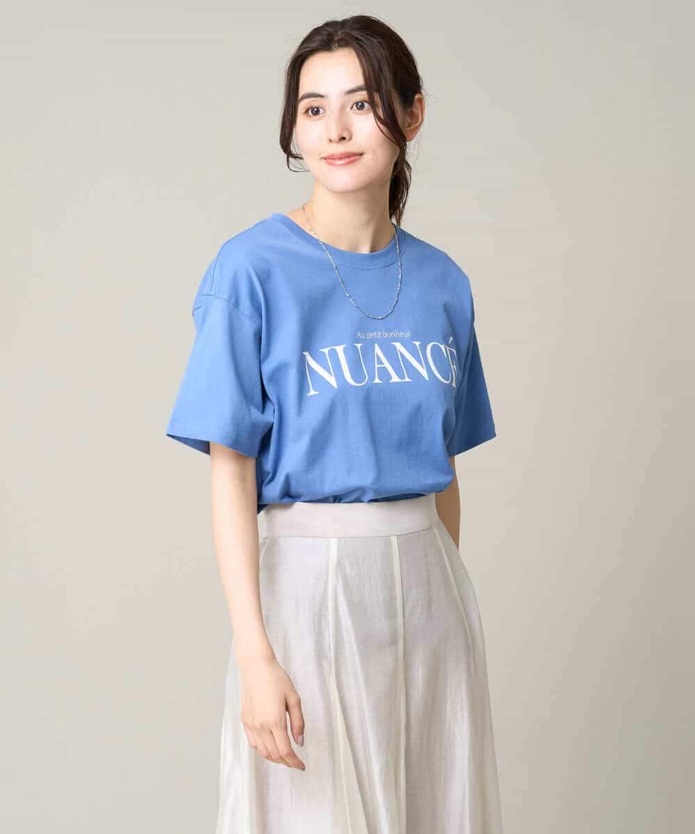 K2KGV29034 a.v.v(アー・ヴェ・ヴェ) クラシックロゴTシャツ ライトグレー