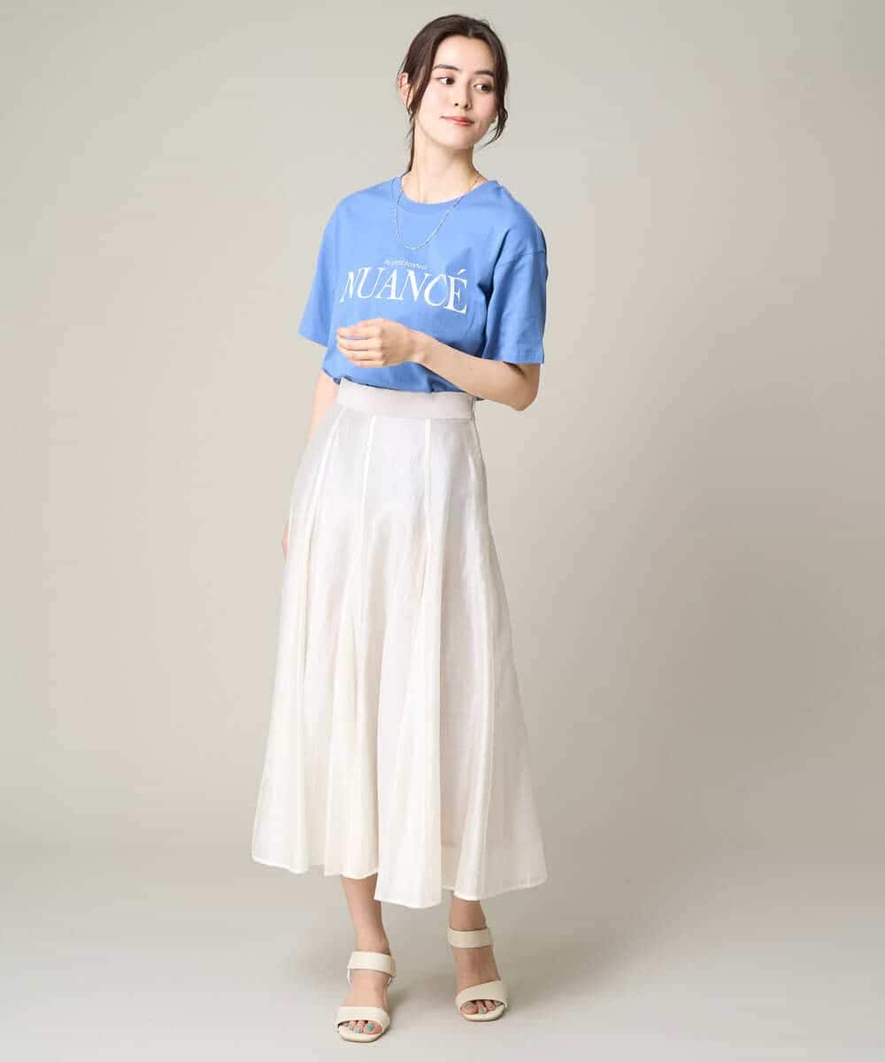 K2KGV29034 a.v.v(アー・ヴェ・ヴェ) クラシックロゴTシャツ ライトグレー