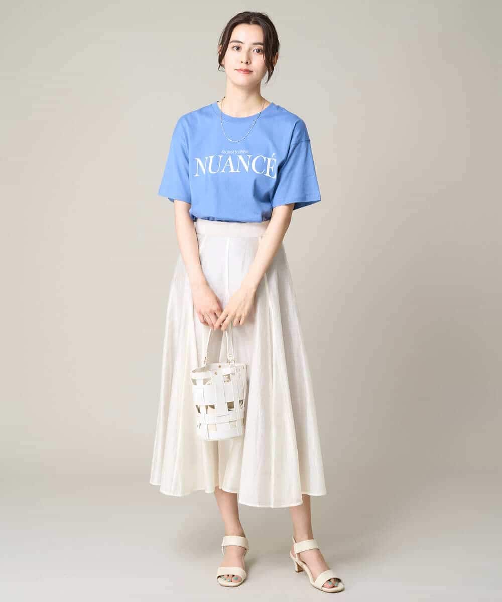 K2KGV29034 a.v.v(アー・ヴェ・ヴェ) クラシックロゴTシャツ ライトグレー
