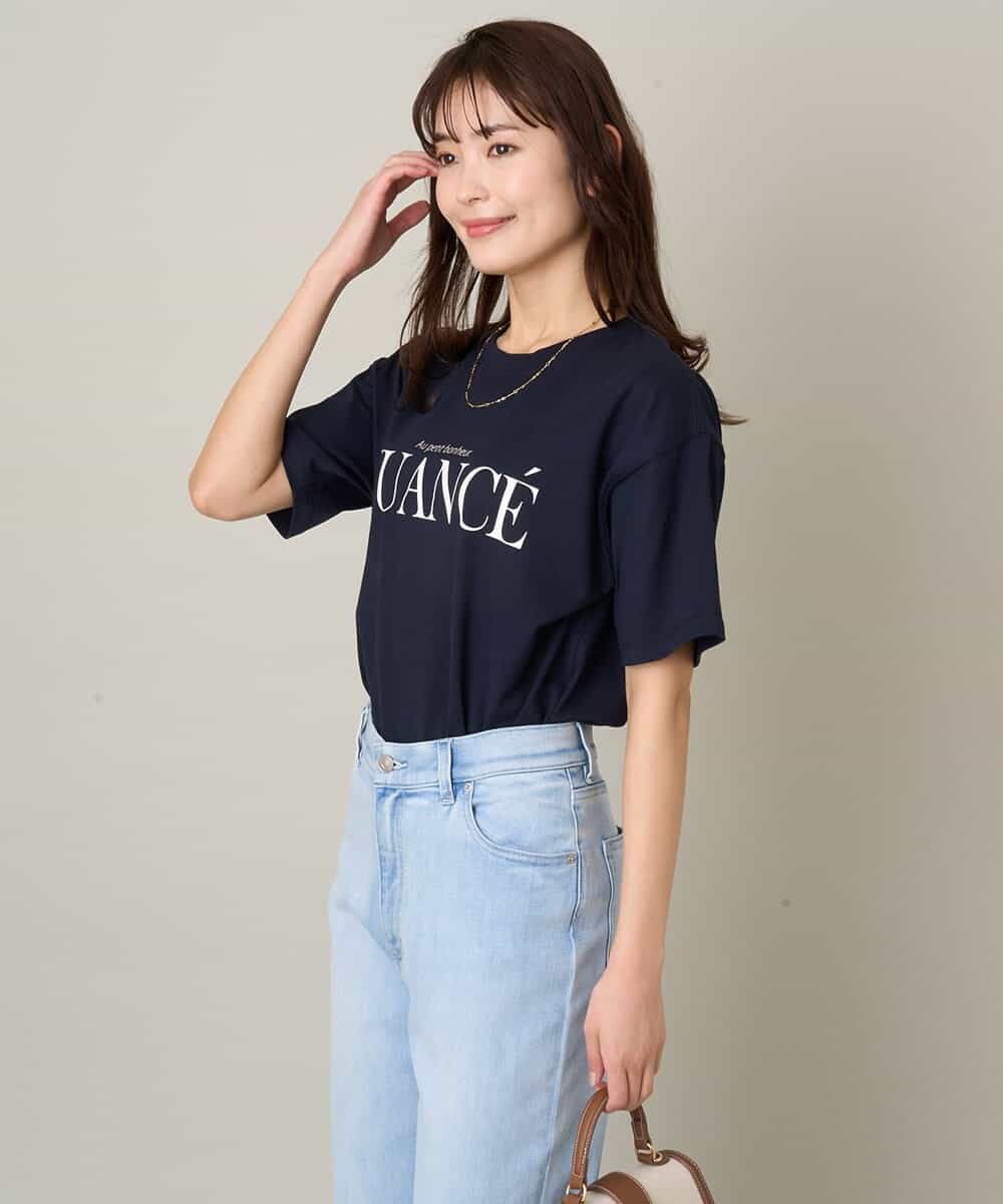 K2KGV29034 a.v.v(アー・ヴェ・ヴェ) クラシックロゴTシャツ ライトグレー