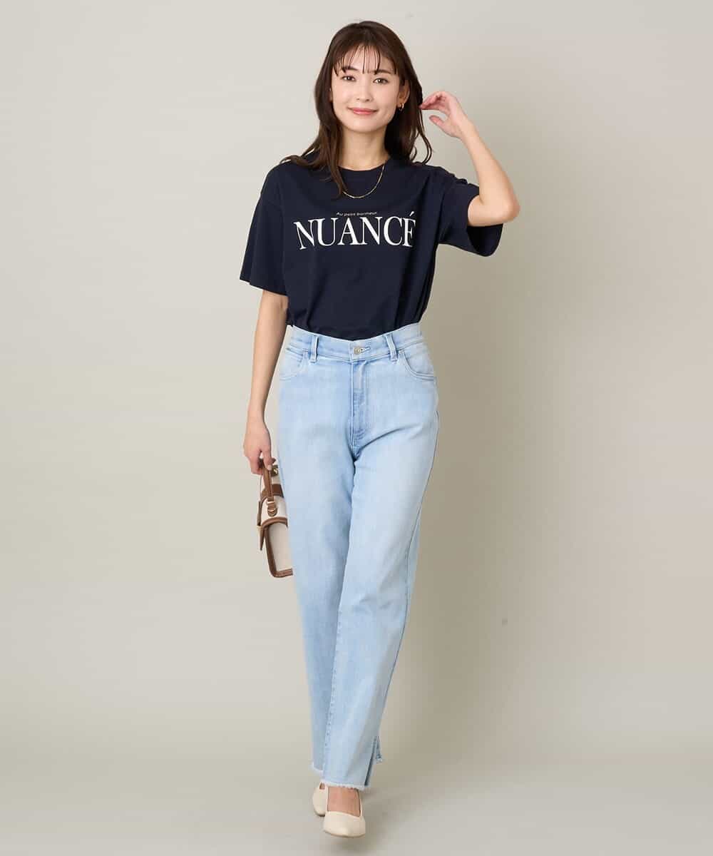 K2KGV29034 a.v.v(アー・ヴェ・ヴェ) クラシックロゴTシャツ ライトグレー