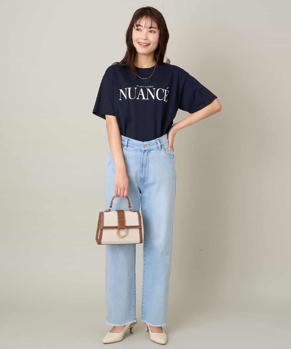 K2KGV29034 a.v.v(アー・ヴェ・ヴェ) クラシックロゴTシャツ ライトグレー
