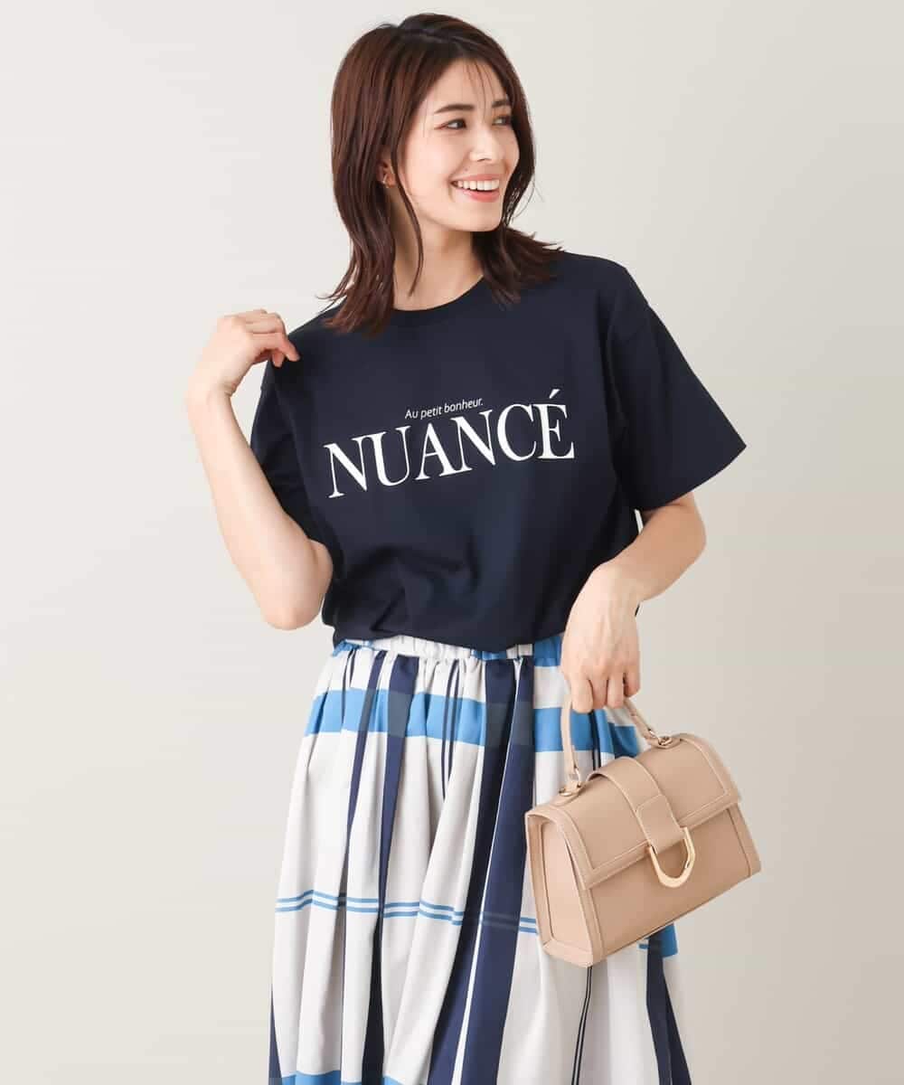 K2KGV29034 a.v.v(アー・ヴェ・ヴェ) クラシックロゴTシャツ ライトグレー