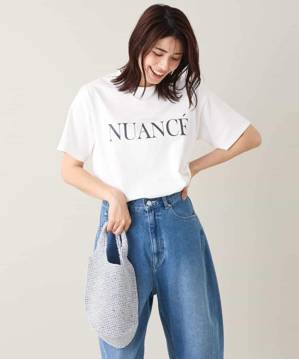 K2KGV29034 a.v.v(アー・ヴェ・ヴェ) クラシックロゴTシャツ ライトグレー