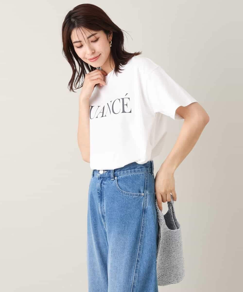 K2KGV29034 a.v.v(アー・ヴェ・ヴェ) クラシックロゴTシャツ ライトグレー