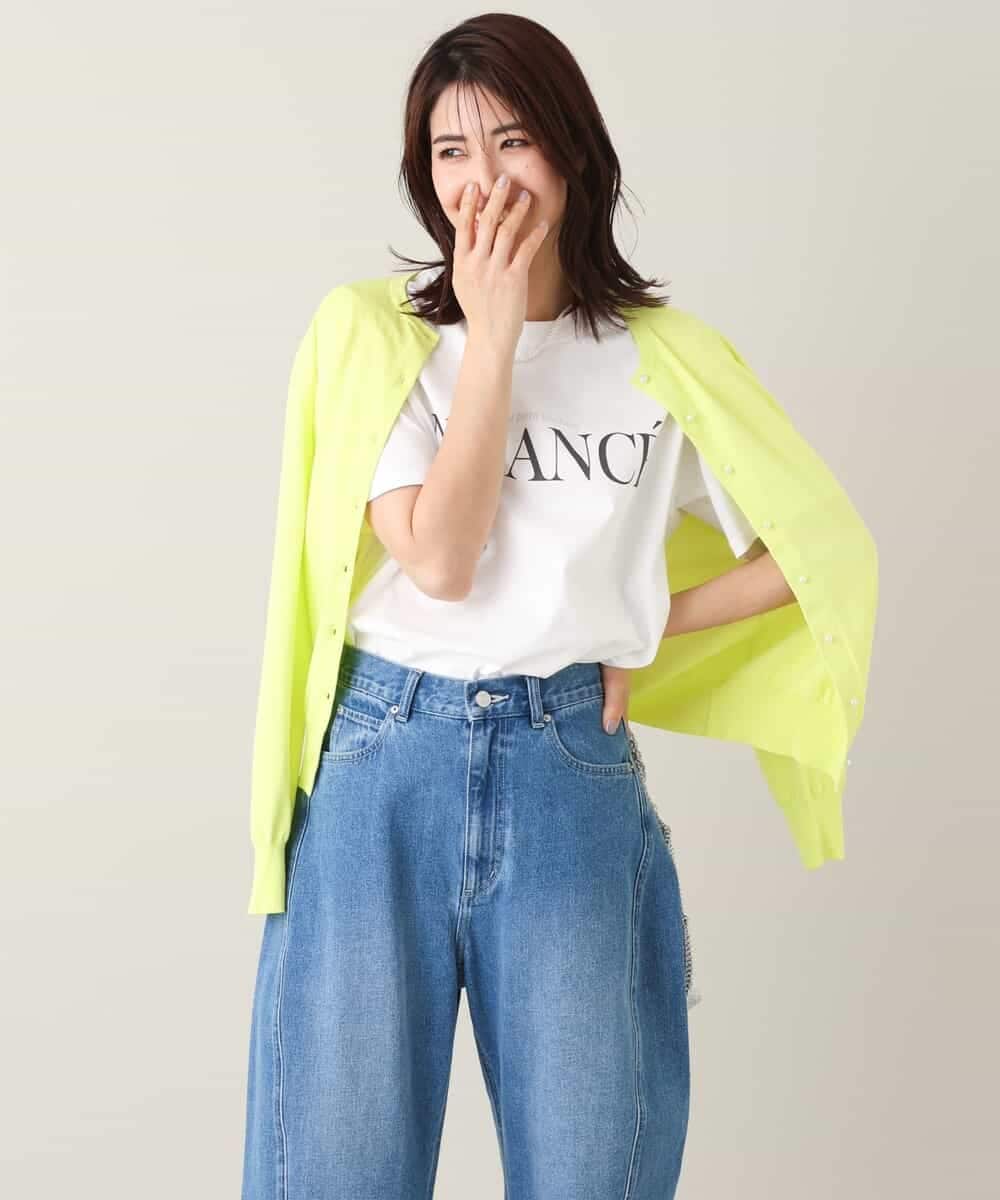 K2KGV29034 a.v.v(アー・ヴェ・ヴェ) クラシックロゴTシャツ ライトグレー