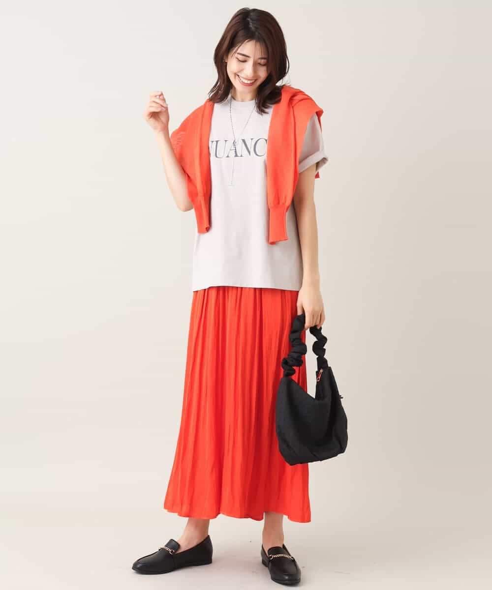 K2KGV29034 a.v.v(アー・ヴェ・ヴェ) クラシックロゴTシャツ ライトグレー