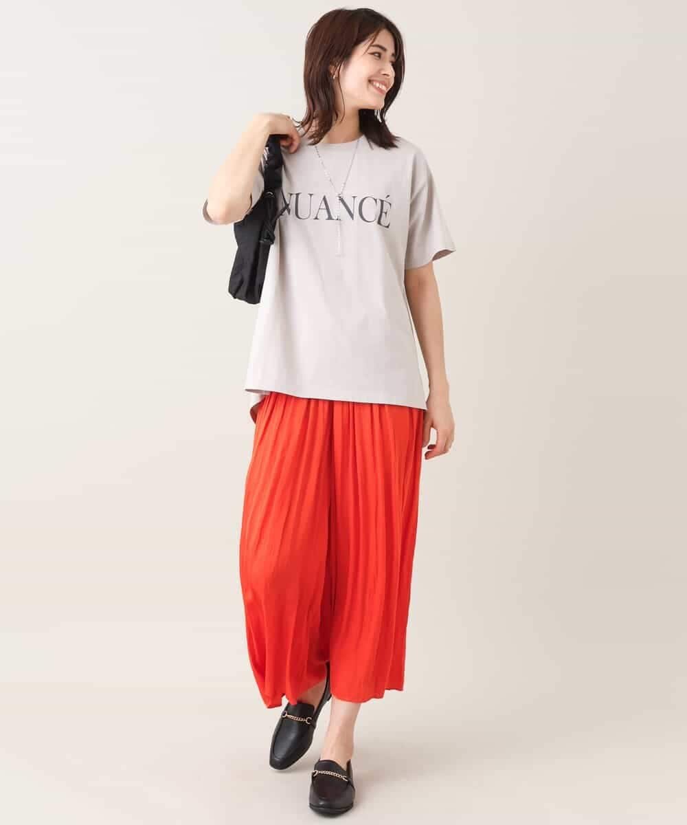 K2KGV29034 a.v.v(アー・ヴェ・ヴェ) クラシックロゴTシャツ ライトグレー