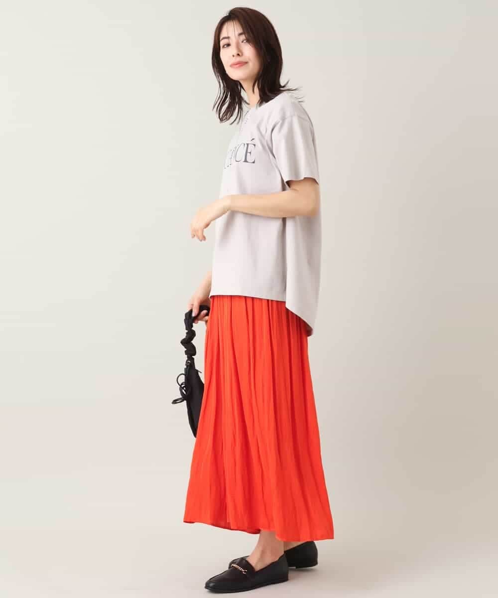 K2KGV29034 a.v.v(アー・ヴェ・ヴェ) クラシックロゴTシャツ ライトグレー