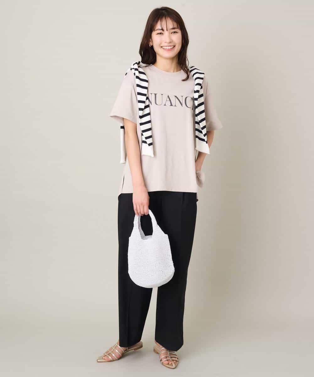 K2KGV29034 a.v.v(アー・ヴェ・ヴェ) クラシックロゴTシャツ ライトグレー