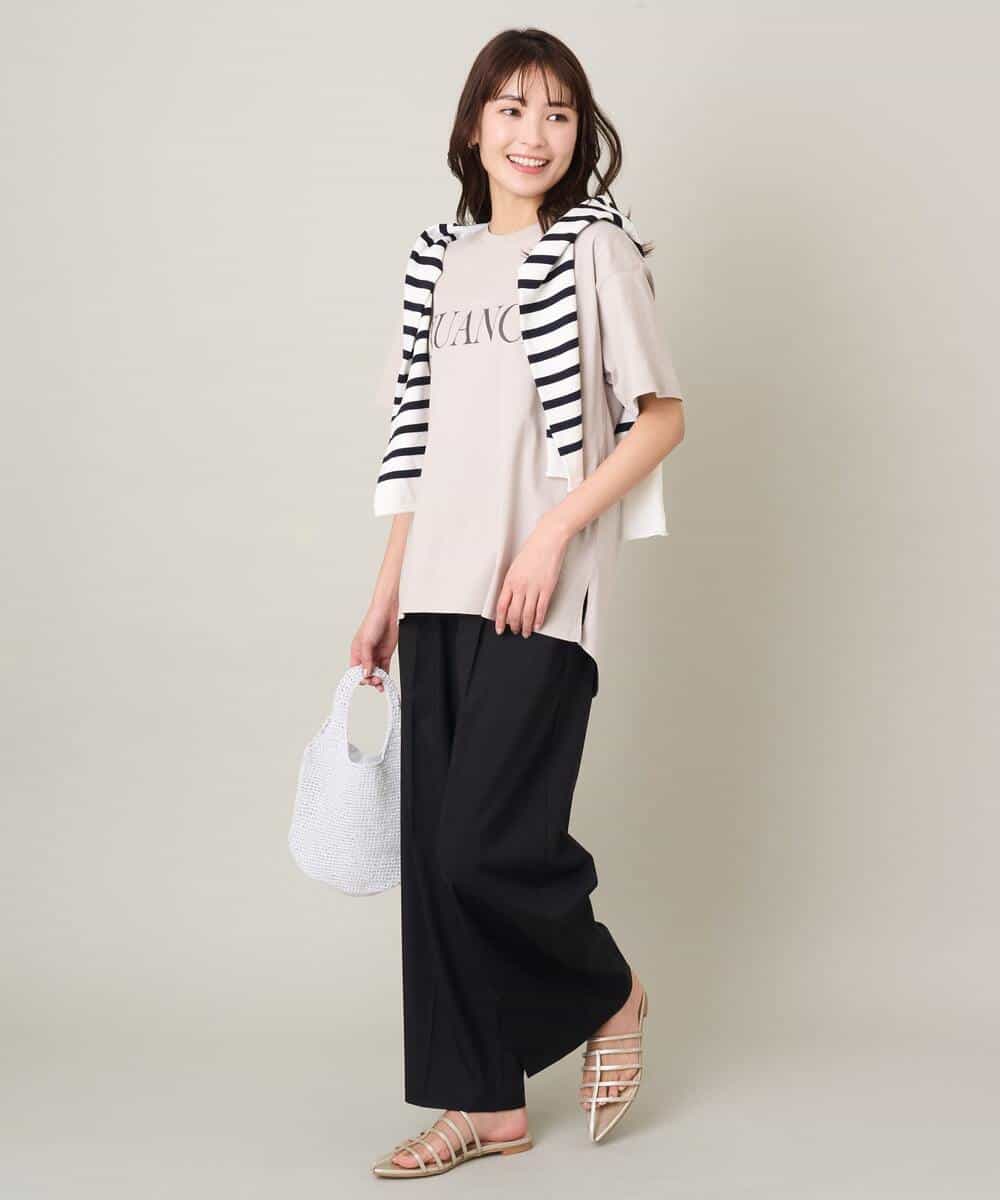 K2KGV29034 a.v.v(アー・ヴェ・ヴェ) クラシックロゴTシャツ ライトグレー