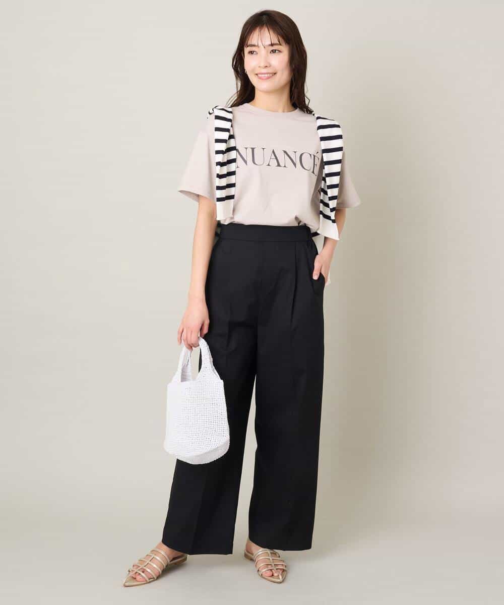 K2KGV29034 a.v.v(アー・ヴェ・ヴェ) クラシックロゴTシャツ ライトグレー