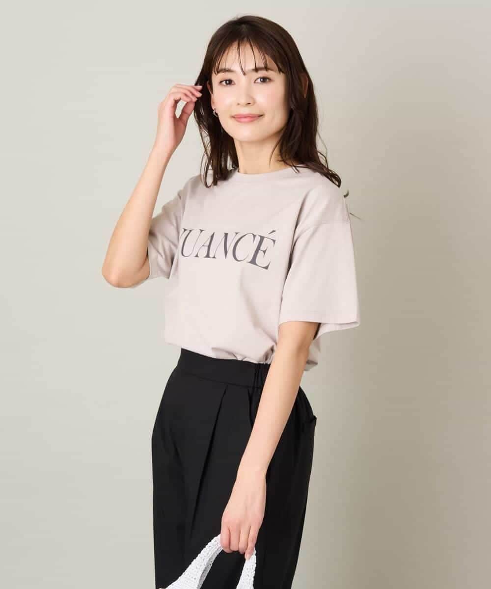 K2KGV29034 a.v.v(アー・ヴェ・ヴェ) クラシックロゴTシャツ ライトグレー