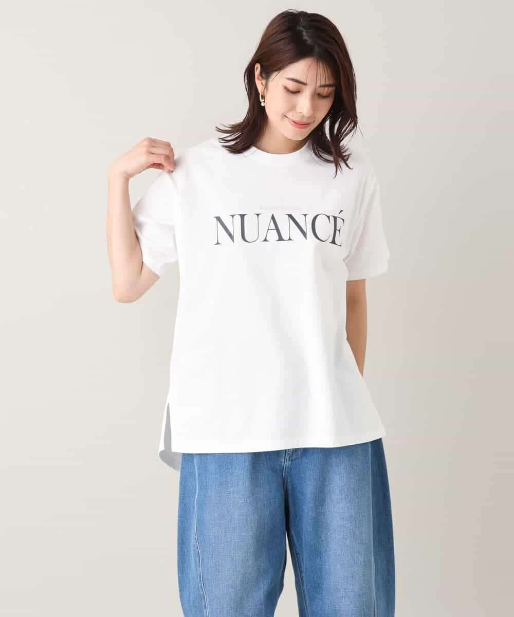 K2KGV29034 a.v.v(アー・ヴェ・ヴェ) クラシックロゴTシャツ ライトグレー