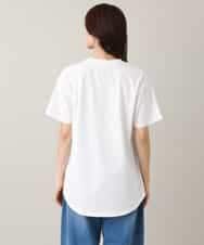 K2KGV29034 a.v.v(アー・ヴェ・ヴェ) クラシックロゴTシャツ ライトグレー