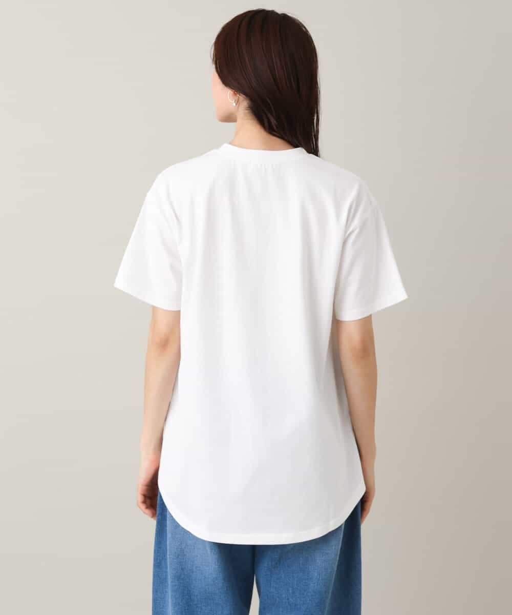 K2KGV29034 a.v.v(アー・ヴェ・ヴェ) クラシックロゴTシャツ ライトグレー