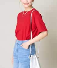 K2KGV30019 a.v.v(アー・ヴェ・ヴェ) 大人のハーフスリーブTシャツ レッド