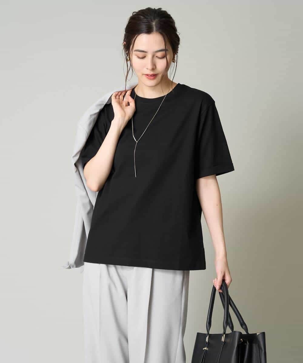 K2KGV30019 a.v.v(アー・ヴェ・ヴェ) 大人のハーフスリーブTシャツ ブラック