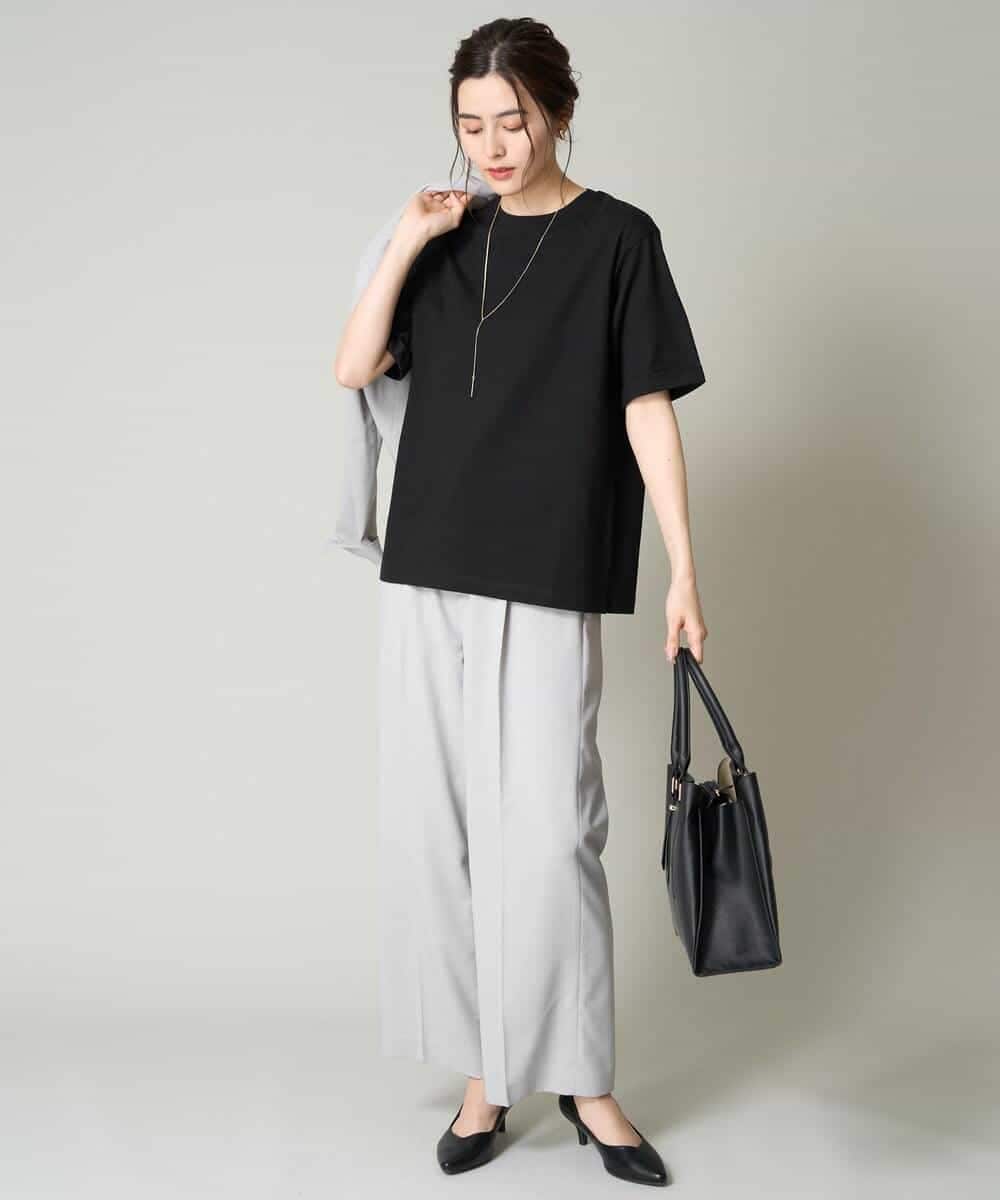 K2KGV30019 a.v.v(アー・ヴェ・ヴェ) 大人のハーフスリーブTシャツ ブラック