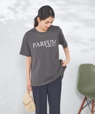 K2KHA55034 a.v.v(アー・ヴェ・ヴェ) 【コットン100%】大人のロゴTシャツ オレンジ
