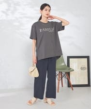 K2KHA55034 a.v.v(アー・ヴェ・ヴェ) 【コットン100%】大人のロゴTシャツ オレンジ