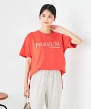 K2KHA55034 a.v.v(アー・ヴェ・ヴェ) 【コットン100%】大人のロゴTシャツ オレンジ