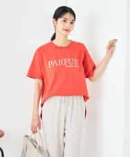 K2KHA55034 a.v.v(アー・ヴェ・ヴェ) 【コットン100%】大人のロゴTシャツ オレンジ